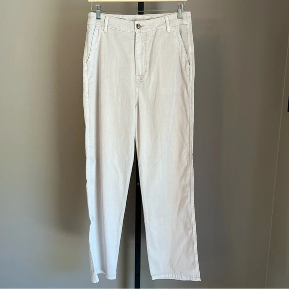 Xirena Saylor Relaxed Pants Sandstone Medium NWT Coastal Neutral Beach Casual - Picture 2 of 9
